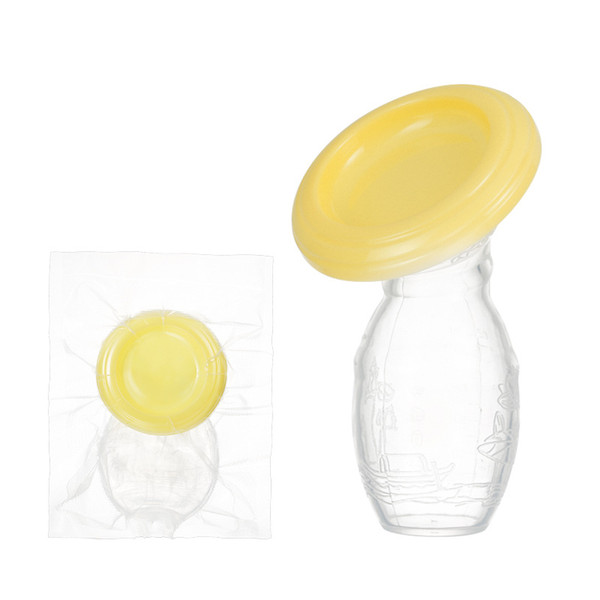 Hot Manual Breast Pump Breast Feeding Collector Anti-overflow Breast Milk Pump Nipple Suction Pump with Cover C933