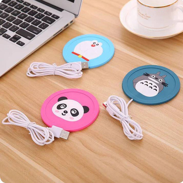 USB Electronics Heat Cup Warmer Coaster Office Tea Coffee Milk Mug Warmer Desktop Mug Hot Drinks Beverage Cup Mat Pad