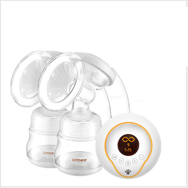 Double Electric Breast Pump, Intelligent Milk Pump Touch Button, Portable Breastfeeding Pump , Rechargeable Battery Designed For Mothers