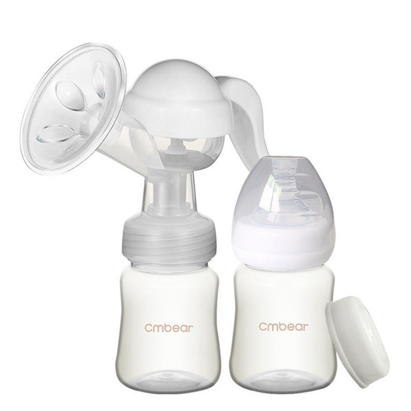 Manual Breast Pump PP Milk Sucking Device Can Adjust Type Milking Machine Newborn Infant Baby Feeding