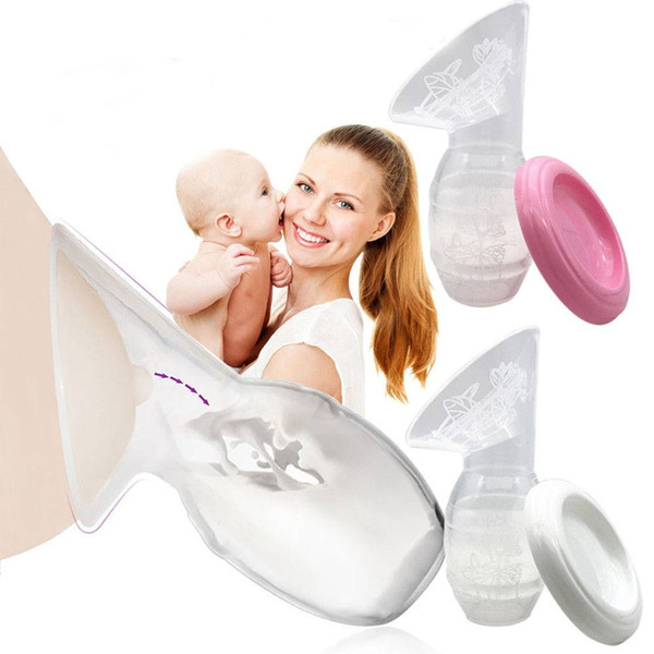 Manual Breast Pump Silicone Baby Breastfeeding Milk Saver Suction Bottle Mom 2018 New Arrival High Quality