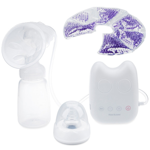 BPA Free Automatic Massage Electric Breast Pump with Cold Heat Pad Nipple milk suckers Feeding Breast Pump NB