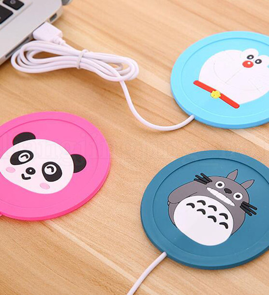 Wholesale USB Electronics Heat Cup Warmer Coaster Office Tea Coffee Milk Mug Warmer Desktop Mug Hot Drinks Beverage Cup Mat Pad