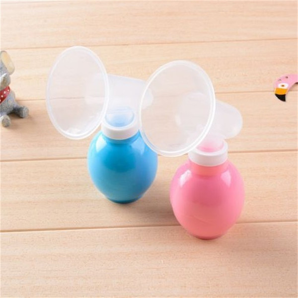 Silicone Baby Breastfeeding Manual Breast Pump Strong Suction Breastpump Infant Feeding Accessories Blue Pink 3 8lf C R