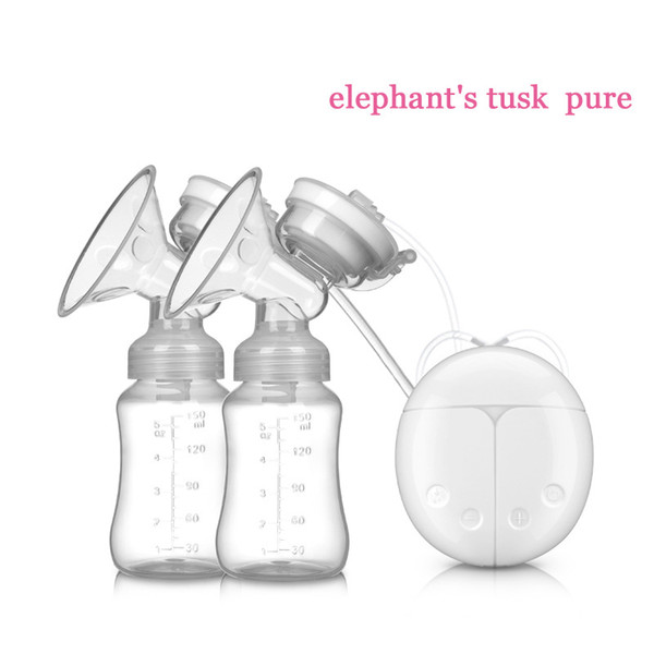 Double Electric breast pumps Powerful Nipple Suction USB Electric Breast Pump with baby milk bottle Cold Heat Pad Nippl