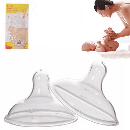 DHL free 100X New Soft Silicon Nipple Shields Nipple Protection Cover Breastfeeding Mother Milk SEALED CONTACT NIPPLE SHIELDS