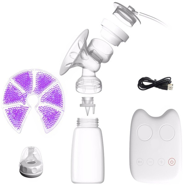 New Arrival Breast Pumps BPA FEE Electric Nipple Suction Intelligent Microcomputer Mother Pump With Babies Feeding Bottle