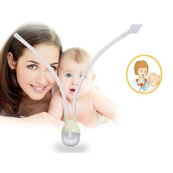 Infant Safety Inhale Newborn Vacuum Suction Nasal Mucus Aspirator Baby Nose Cleaner