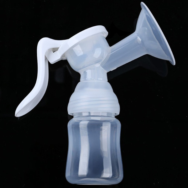 HOT Manual Breast Pumps Acupoint Massage Petal Type PP Soft Nozzle Nipple Suction Mother Pump With Babies Feeding Bottle