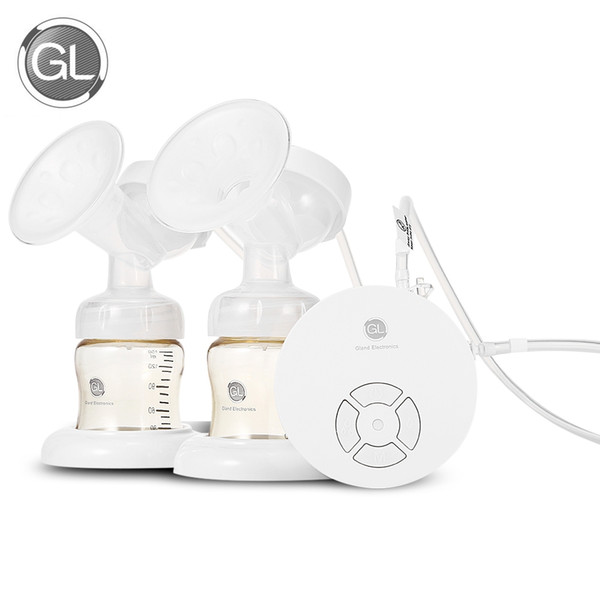 GL Electric Breast Pump Double USB Charging BPA Free Multifunctional Electric Double Breast Pump Storage For Baby Mommy Free Shipping VB