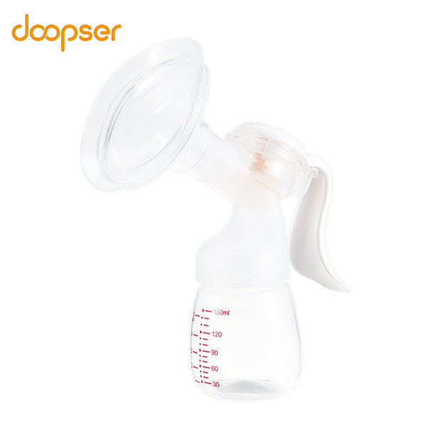 Doopser Manual Breast Pump BPA Free Ergonomic Baby Breast Feeding With 150ml Bottle Anti Back Flow Milking Tool Breast Pumps