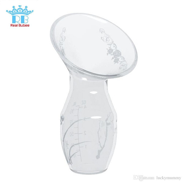 Silica Gel Manual Breast Pump with Cover Squeezing Pumping Silica Gel Suction Nipple Breast Feeding Manual Breast Pump for Mom B