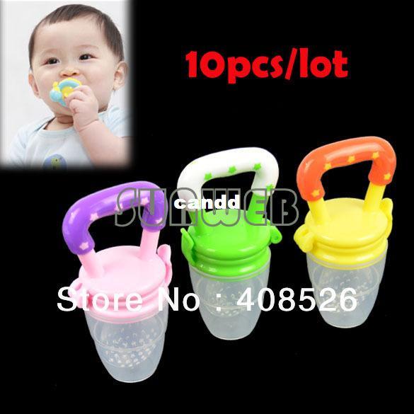 10pcs/lot New Baby Supplies Fresh   Feeding Tool 3 Colors available wholesale 9346