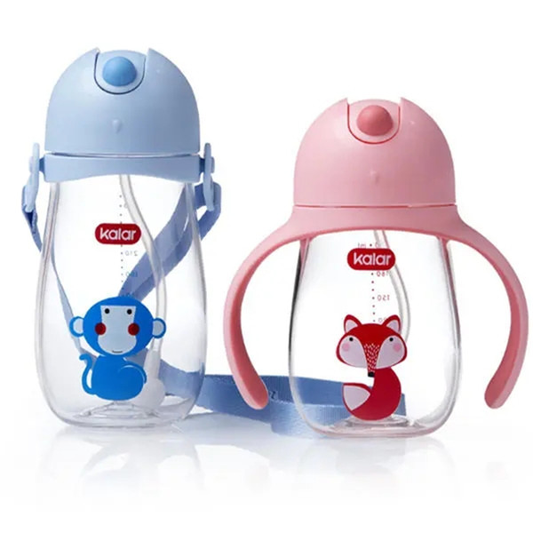 Original Xiaomi Youpin Kalar 210/300ml Portable Children Feeding Cup Baby Kids Drinking Water Bottle BPA CYX-C7 3010196