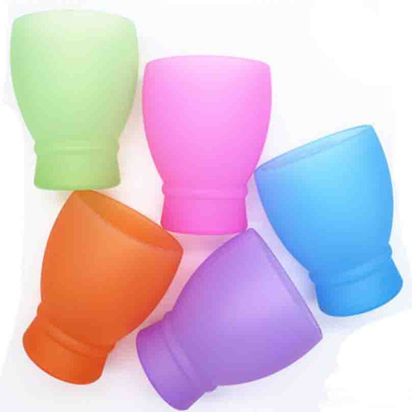 Silicon Red Wine Cup Outdoor Sports Water Cup Foldable Silicon Gel Cup many colors offer choose
