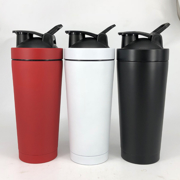 750ml Vacuum Insulated Water Bottles Stainless Steel Double Wall Cup Big Capacity Drinking Bottle SportsTravel Mug Tumbler Cups with Lid New