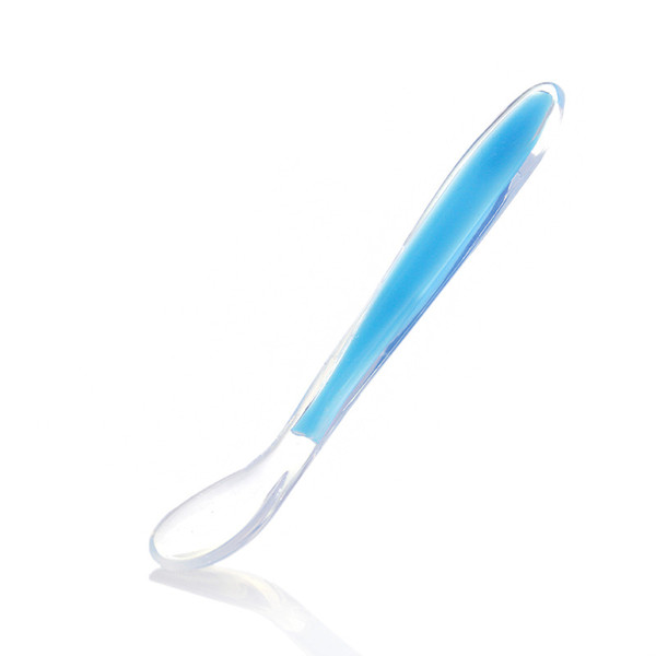 YE1020X5 Safety non-toxic baby silicone fork spoon combination feeding spoon tableware for kids wholesale