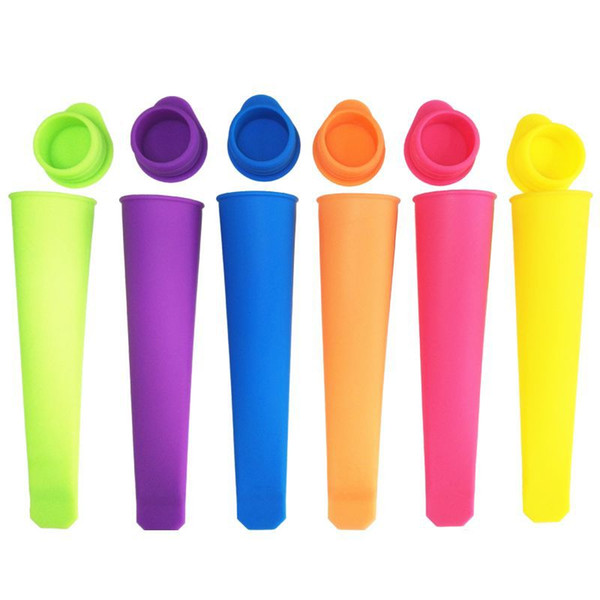 DIY Silicone ice cream Mold Popsicles mold with Lid Ice Cream Makers Ice Cream Jelly mold C2526