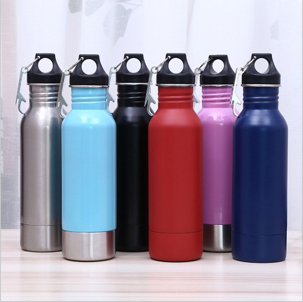 Beer Bottle Cooler Stainless Steel Double Wall Insulated Beer Bottle Holder Can Cooler Bottle Insulator with Beer Opener Can Koozie