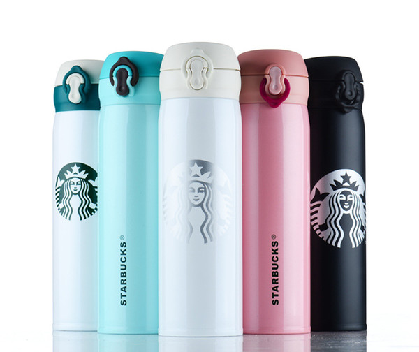 Starbucks Insulation Cup Vacuum Flask Thermos New Stainless Steel Insulated Hot Water Bottle Cup Coffee Cup Travel Drink Bottle