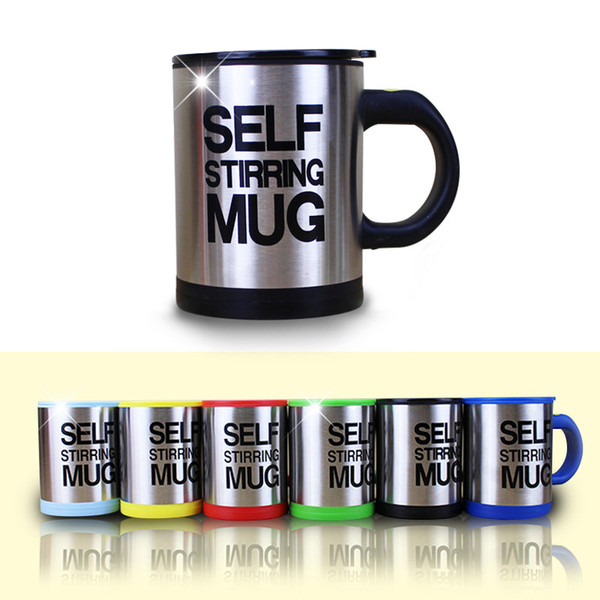 Auto Self Stirring Mug Stainless Steel mix Coffee tea Cup with Lid Automatic Electric Lazy Coffee Milk Mixing auto stirring mug