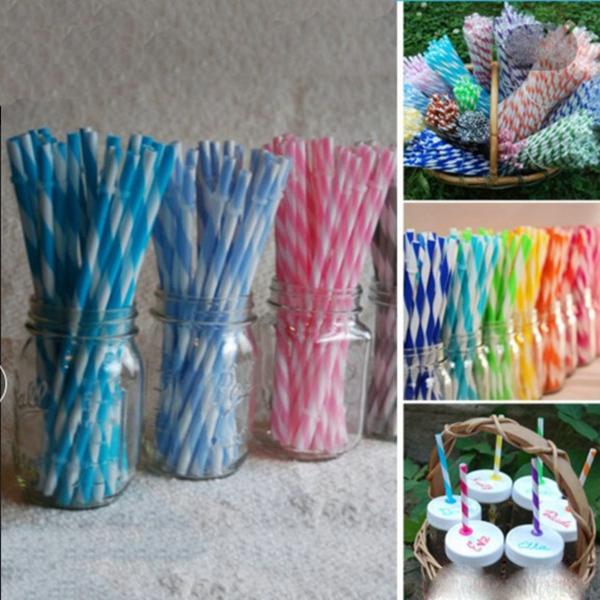 50pcs/lot new summer straws reusable strawa BPA free every color straws summer time picnics straws drinking