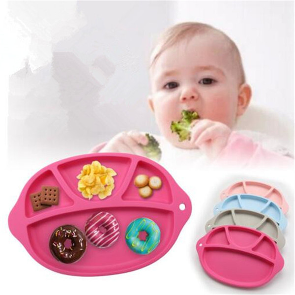 Baby Plates Bowls Food Grade Silicon Baby Eating Mat Portable Baby Service Plate Safe And Durable OPP Bulk Packing