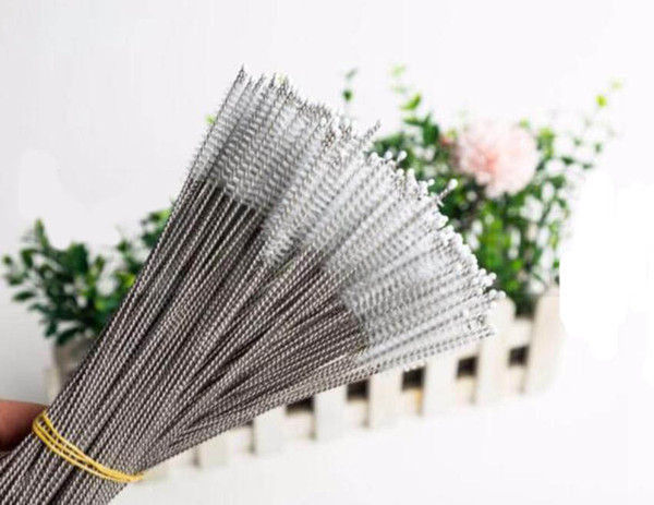 Straw Cleaning Brushes Stainless Steel Drinking Straws Cleaning Brush Pipe Tube Baby Bottle Cup Reusable Cleaning Tool 17cm