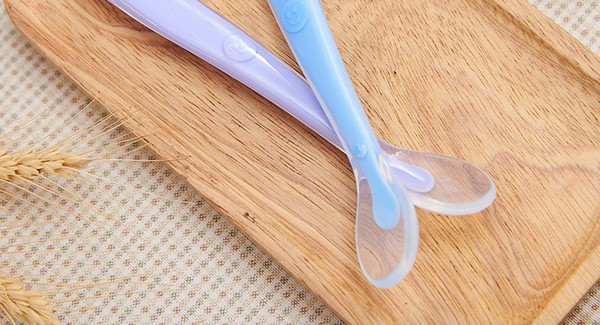 baby spoons feeding dishes Tableware for children flatware cutlery colher spoon silicone tools-for-patchwork lot soup ladle