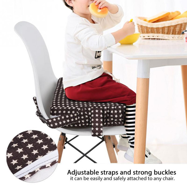 New Baby Dining Chair Booster Cushion Removable Kids Highchair Seat Pad Star Chair Heightening Cushion Child Chair Seat Product