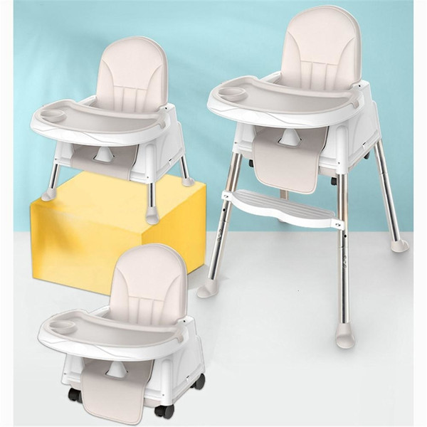 Kidlove 3-in-1 Multi-function Baby Dining Chair Foldable Portable Baby Chair Seat without Cushion CJ191115