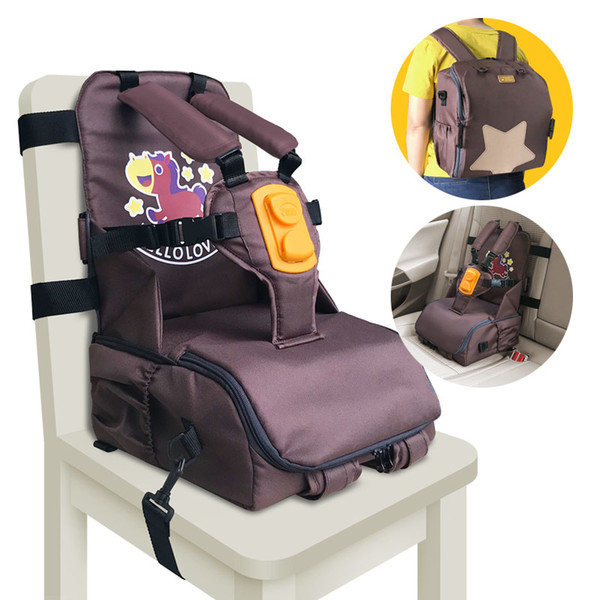 3 in 1 Multi-function for storage & carry & Seat strap adapter kids feeding chair dining seat baby 5 point harness high chair CJ191115