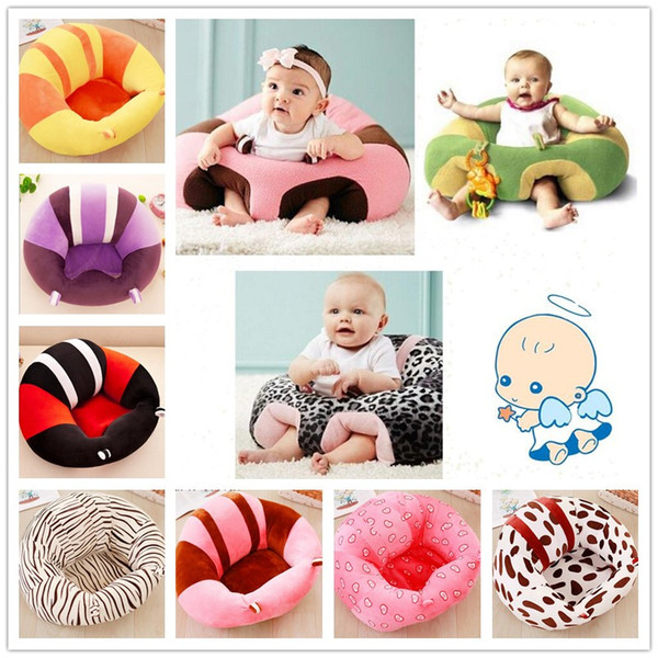 14 Styles Baby Support Seat Plush Soft Baby Sofa Seat Infant safe Pillow Cushion Sofa For 3-6 Months Sitting Learning Posture BKS01