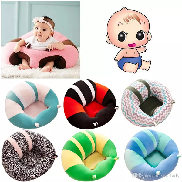 8 colors New portable baby learning chair infant rest seat safety seat small sofa plush kids children's toys