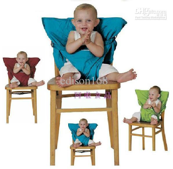 New Baby Eat chair Seat belt Portable Children kid babe dining chair belt seats 6 color 10pcs/lot edison168