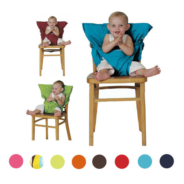 8 color Baby Sack Seats Portable High Chair Shoulder Strap Infant Safety Seat Belt Toddler Feeding Seat Cover Harness Dining Chair Seat Belt