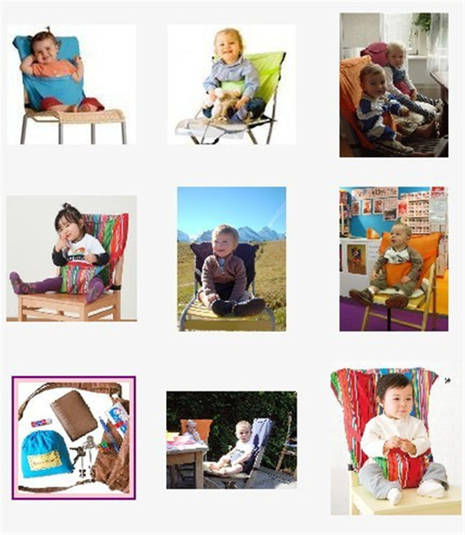 Baby Sack Seats Portable High Chair Shoulder Strap Infant Safety Seat Belt Toddler Feeding Seat Cover Harness Dining Chair Seat Belt