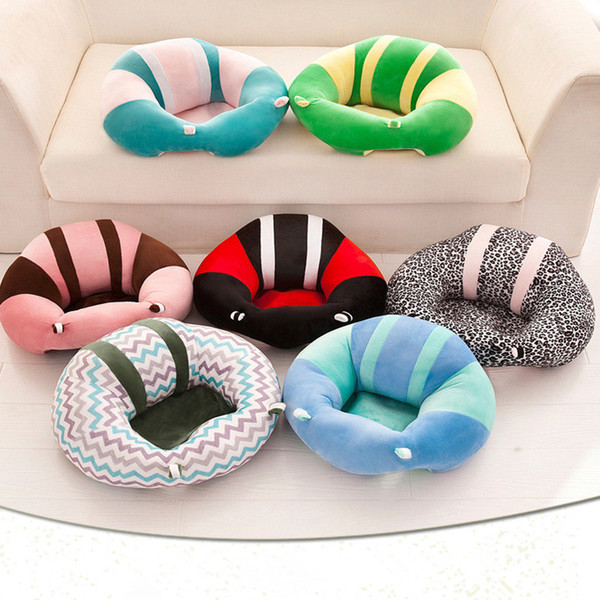 Colorful Baby Seat Support Seat Soft Sofa Cotton Safety Travel Car Seat Pillow Plush Legs Feeding Chair Baby Seats Sofa