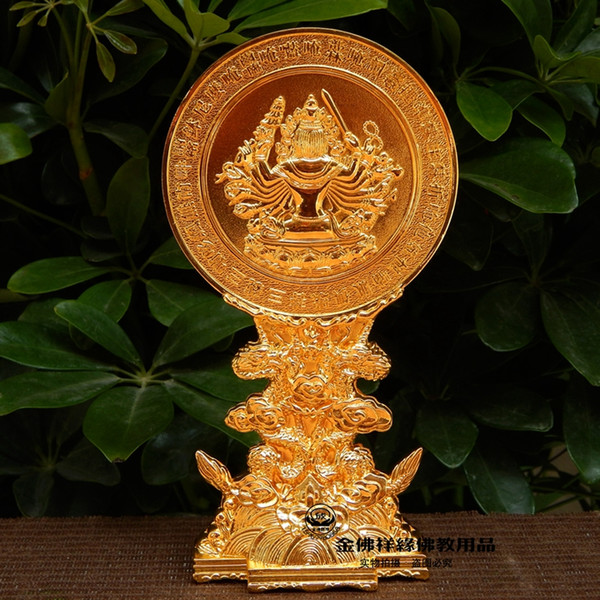 {Margin} Cheung Yiwu Golden Buddha Ssangyong seat quasi mention exquisite golden mirror Tantric Buddhist supplies