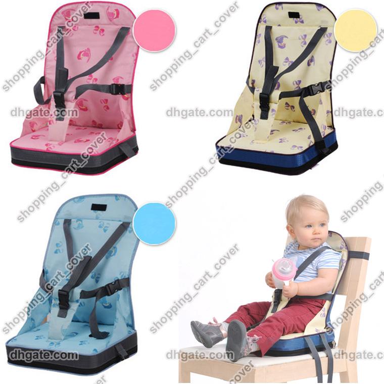 Portable Folding Baby Child Kid Toddler Infant Boy Girl Travel Diner Feeding High Chair Booster Seat Cover Safety Harness Cushion Bag