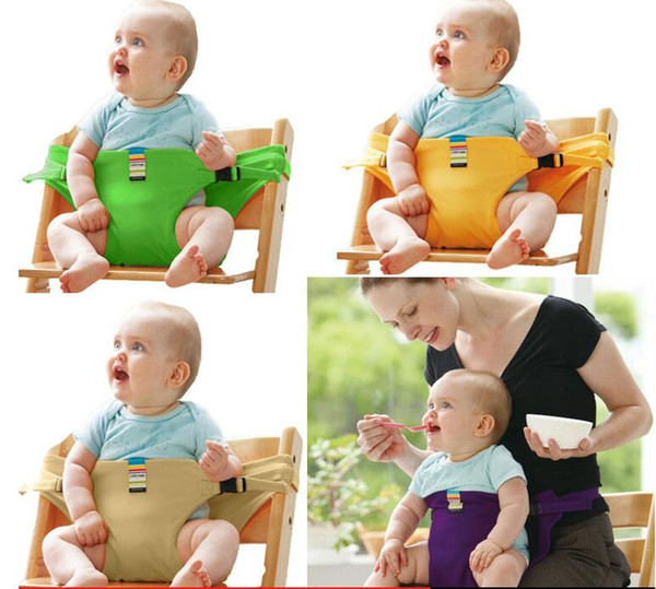 Baby Sack Seats Baby stretch wrap safety belt harness baby carrier portable for Dining Eat Feeding Seat Cover Harness Seat Belt KKA4309