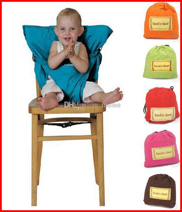 Fedex EMS DHL 2016 New Portable Baby Kids High Chair Belt Seat Infant Safety Comfortable Easy To Carry Baby Eat chair Seat belt 9Color Melee