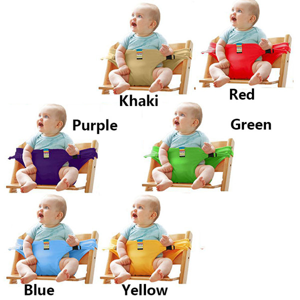 Portable Baby Seat Harness Chair Seat Cover Newborn Feeding Belt High Chair Security Sets 10 PCS