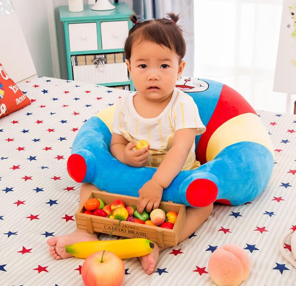 TOP quanlity Baby Sofa Seat Cartoon Dining Chairs & Baby Support Seat Plush Soft Infant safe Pillow Cushion Sofa For 3-6 Months XXP113