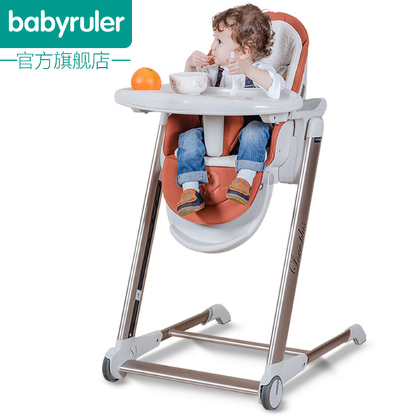 Babyruler Foldable Baby Chair(6-36 Months) Multifunction Portable Telescopic Child Dining Table Chair High Chair for Baby Feeding