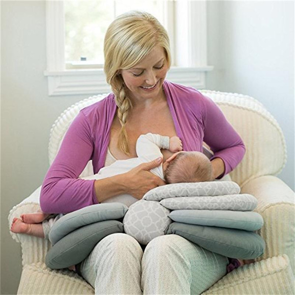 Breastfeeding Nursing Body Pillow Baby Cotton Multi Function Pillow Infant anti spitting Feeding pillow baby Learn Sit Seat Pad