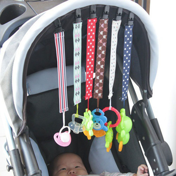 New Baby Pacifier Clips Chain Toys Teether Pacifier Anti-drop Rope Kids Stroller Accessories Lanyard Free Shipping