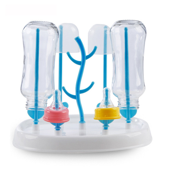 Baby Bottle Drying Rack Simple Tree Shape Cleaning Dryer Drainer Detachable Useful Infant Milk Cup Nipple Pacifier Holder