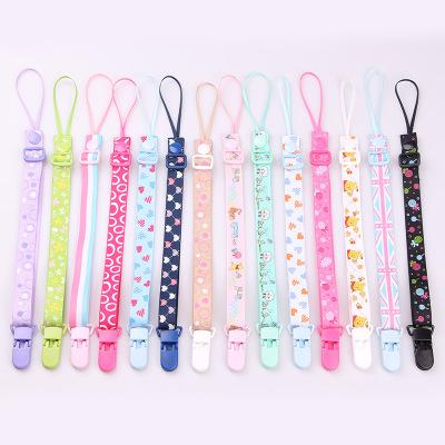 Cartoon Baby Pacifier Clips Pacifier Chain Ribbon Holder Dummy Clip Nipple Holder For Nipples Children Pacifier Clip