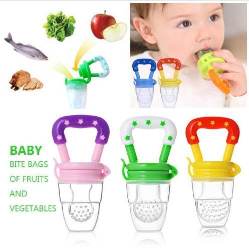 Silicone Baby Pacifiers Fruits & Vegetables Fun Bite Gags Teether Soother Nipples Gift Baby Care Products